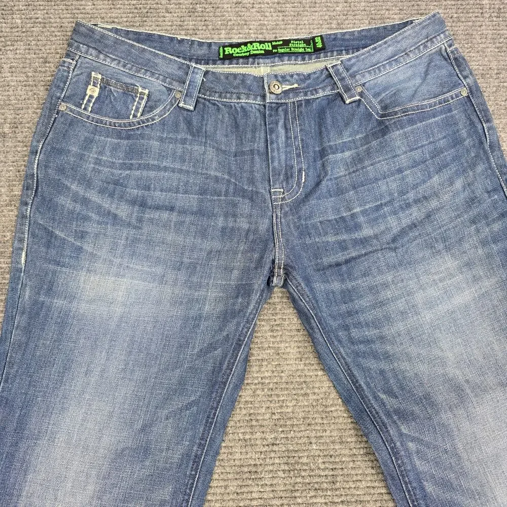Rock & Roll Cowboy Pistol Jeans Mens 40x32 NWT Regular Straight Leg Western